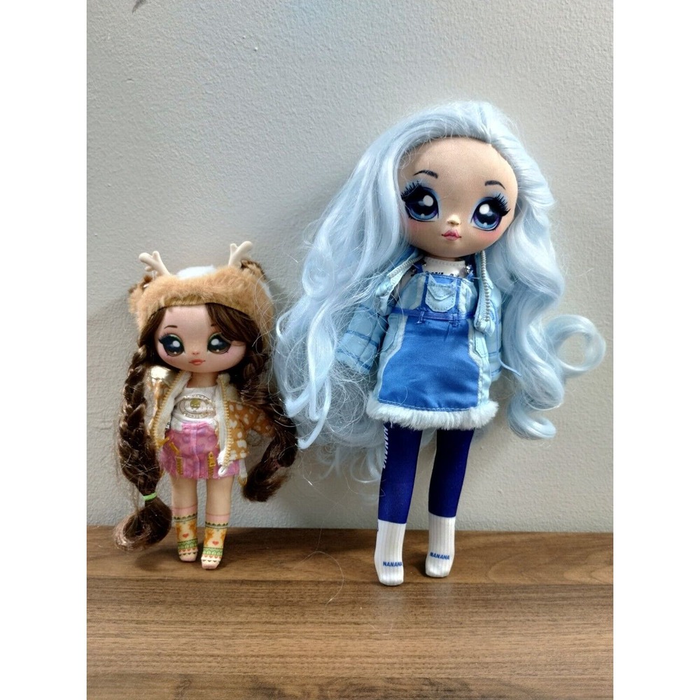 Na Na Na Surprise Teens Fashion Dolls Alaska Frost 11" & Myra Woods 9" Doll